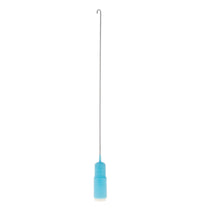 GE WH16X26909 Washing Machine Suspension Rod and Spring Assembly Left Blue - Front View