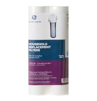 GE FXUSC Sediment and Rust Water Filter Cartridge - Front View - Genuine OEM Part