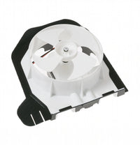 GE WR17X24348 Condenser Fan Shroud Assembly - Front View - Genuine OEM Refrigerator Part