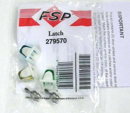 Authentic Whirlpool 279570 Dryer Door Latch Kit