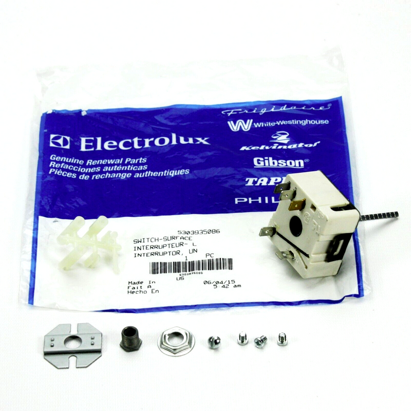 ✅OEM Frigidaire 5303285143 Burner Infinite Switch