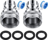Dishwasher Faucet Adapter 15/16-27 Male 55/64-27 Famale 2-Pack