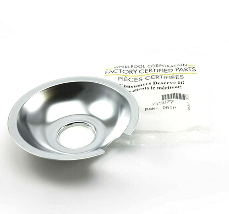 ✅OEM Whirlpool 715877 Range 6" Drip Pan Bowl