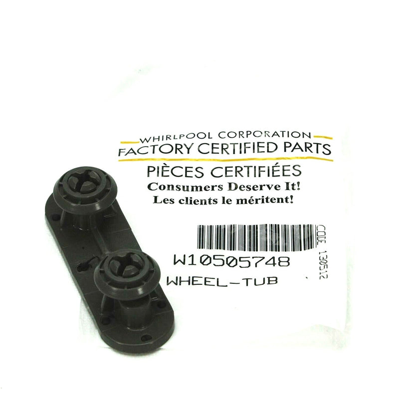 Authentic Whirlpool W10505748 Upper Dish-rack Roller Wheel