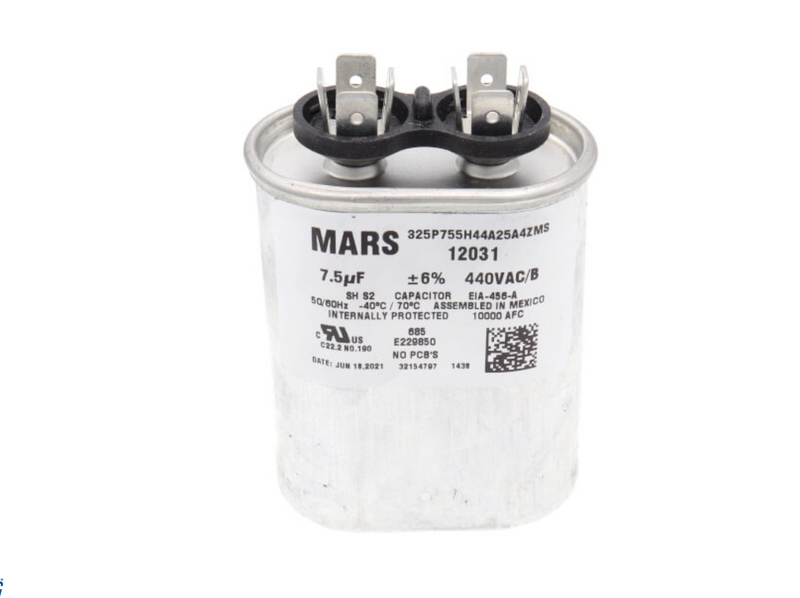 Mars Motor Run Capacitor 12031