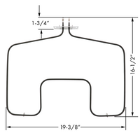 Range Oven Heating Element Lower Bake Unit For GE WB44T10011 AP2030997 PS249286