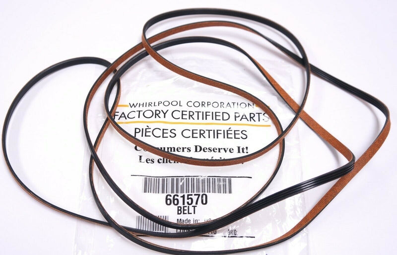 WP40111201 3387610 661570 661570V 40111201 PS2041323 OEM Dryer Belt