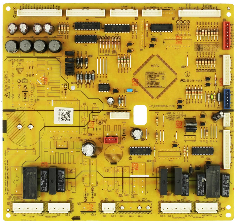PCB EEPROM Main Board DA94-02679D Samsung Replacement Part Side View