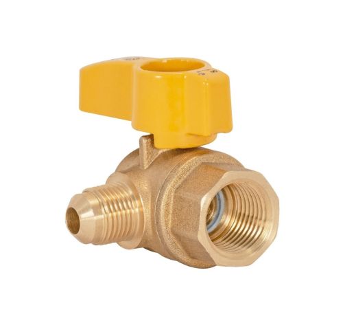 Ez-Flo 60032 Angle Gas Valve 3/8 FLR x 1/2 FIP
