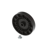 GE WH03X32097 Washing Machine Transmission Pulley and Nut - Front View - Genuine OEM Part