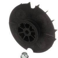 GE WH03X32218 Washing Machine Motor Pulley and Nut - Front View - Genuine OEM Part