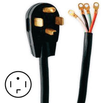 Dryer Power Cord 4-Prong 30A 5-Foot SDC4-30-5 ERP