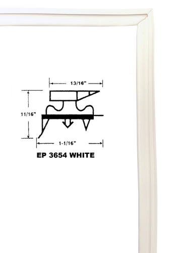 SGE446 Supco Freezer Door Gasket SGE446 ERP SGE446