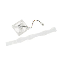 GE WR60X10352 Refrigerator Freezer Fan and Felt Assembly - Front View - Genuine OEM Part