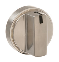 GE Range Stainless Steel Burner Knob WB03X42210 Front View