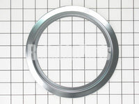GE WB31X5013 Range 6-Inch Chrome Trim Ring - Front View - Genuine OEM Drip Pan Ring