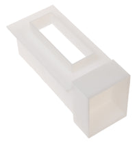 GE Refrigerator Duct Coupler WR17X25414 Front View