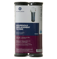 GE FXWTC Household Carbon Water Filter Cartridges - Front View - Genuine OEM Part