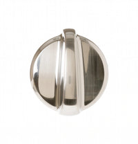 GE WB03T10325 Chrome Burner Control Knob - Front View Genuine OEM Gas Cooktop Part