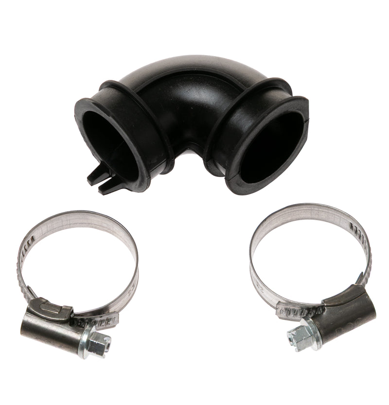 GE WD24X33918 Dishwasher Elbow Hose and Clamps Kit - Front View - Genuine OEM Part