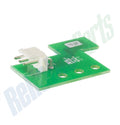 GE WB27T11463 Range Oven Fan Sensor Control Board - Back View - Genuine OEM Part