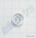 GE WR02X11123 Refrigerator Ice Maker Receptacle Cover - Side View