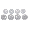 Dishwasher Lower Rack Roller Kit 8-Pack For: Bosch Kenmore Thermador Gaggenau 12004485 12029919 10004343 00617087 AP4512761 1998570 617087 AH3478333 EA3478333 ERWHITE-12004485