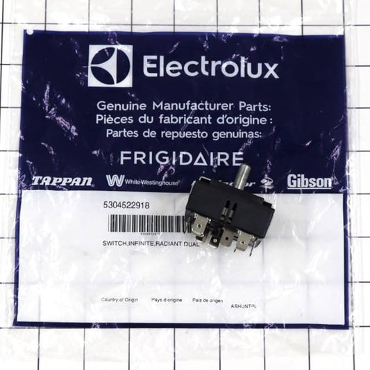 Frigidaire 140173679014 Range Switch (Replaces 5304522918)