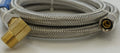Dishwasher Inlet Hose 3/8 in Compression x 60 in with Elbow For: Compatible Dishwashers JAM4560DWSS, B1-60DW1P, 48364, 21-82460-EL, 1405DWSS ER1405DWSS