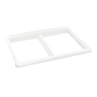 Frigidaire 240364793 Refrigerator Crisper Pan Cover Glass Shelf - Front View - Genuine OEM Part