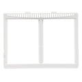 Frigidaire 240364793 Refrigerator Crisper Pan Cover Glass Shelf - Top View - Genuine OEM Part