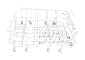 Bosch Dishwasher Crockery Basket 20006992