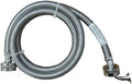 Washing Machine  3/8" x 5 ft Female-to-Female Stainless-Steel Inlet Hose (90°) For: ERP, Generic Replacement Part 3805FESS