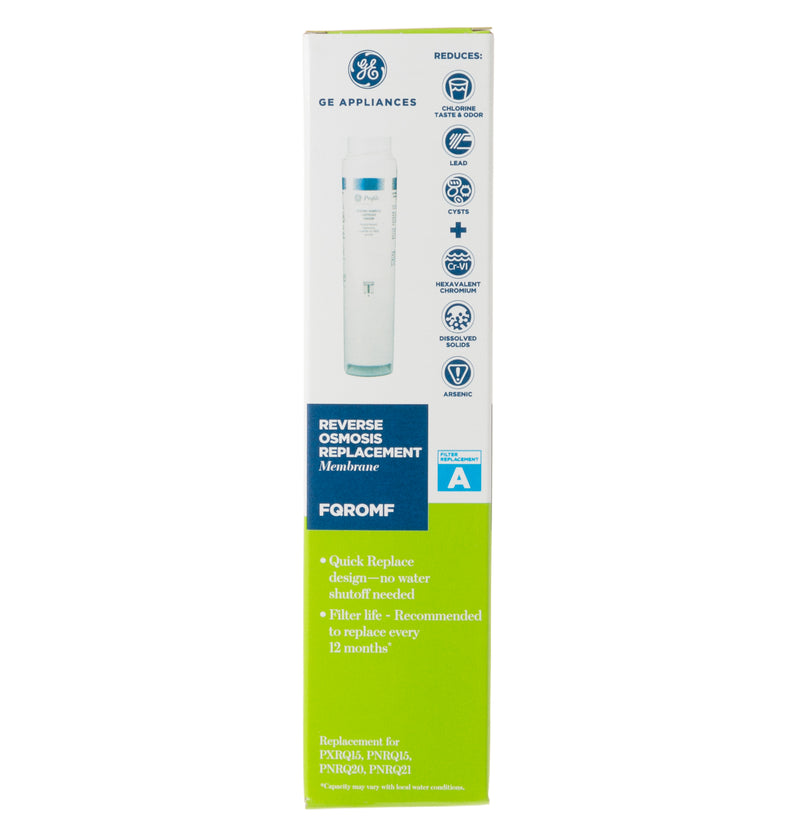 GE FQROMF Reverse Osmosis Membrane Filter - Front View