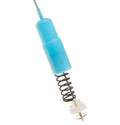 GE WH16X26909 Washing Machine Suspension Rod and Spring Assembly Left Blue - Side View