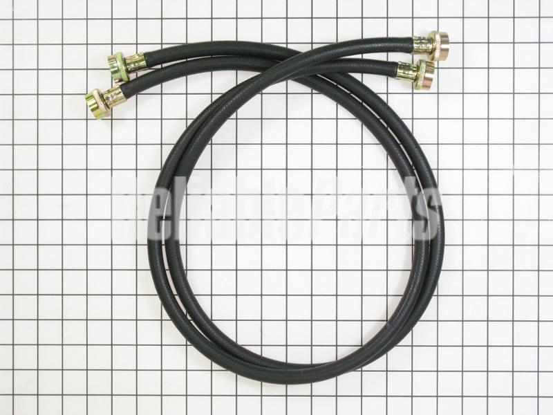Frigidaire 5304473845 Washer Rubber Fill Hoses 4 Ft 2-Pack - Genuine OEM Part