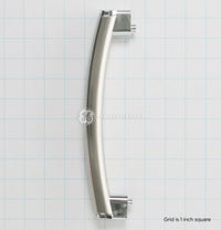 GE WB15X21101 Range Oven Door Handle Stainless Steel - Front View - Genuine OEM Part