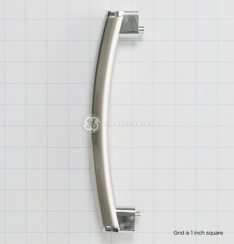 GE WB15X21101 Range Oven Door Handle Stainless Steel - Front View - Genuine OEM Part