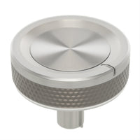 Samsung DG94-01855A Range Stainless Steel Burner Knob Assembly - Front View