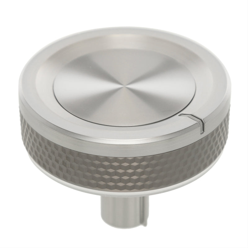 Samsung DG94-01855A Range Stainless Steel Burner Knob Assembly - Front View