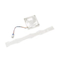 GE WR60X10352 Refrigerator Freezer Fan and Felt Assembly - Side View - Genuine OEM Part