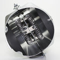 Samsung DC97-14486D Dryer Heater Duct Assembly front-facing close-up of the coil/duct opening Replaces AP4342351