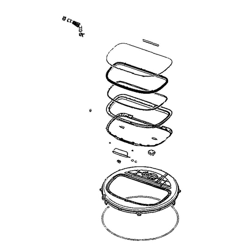 Samsung Washer Tub Cover Lid DC97-20036C