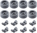 ( 8 Pack ) Lower Rack Kit Compatible with GE Dishwasher WD12X10277 WD35X21041