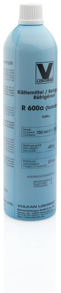 American Vulkan Lokring Refrigerant L14000125 R600A Isobutane Cartridge