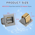 WE01X25316 Dryer Door Latch Replacement for GE & Hotpoint (2 Pack)