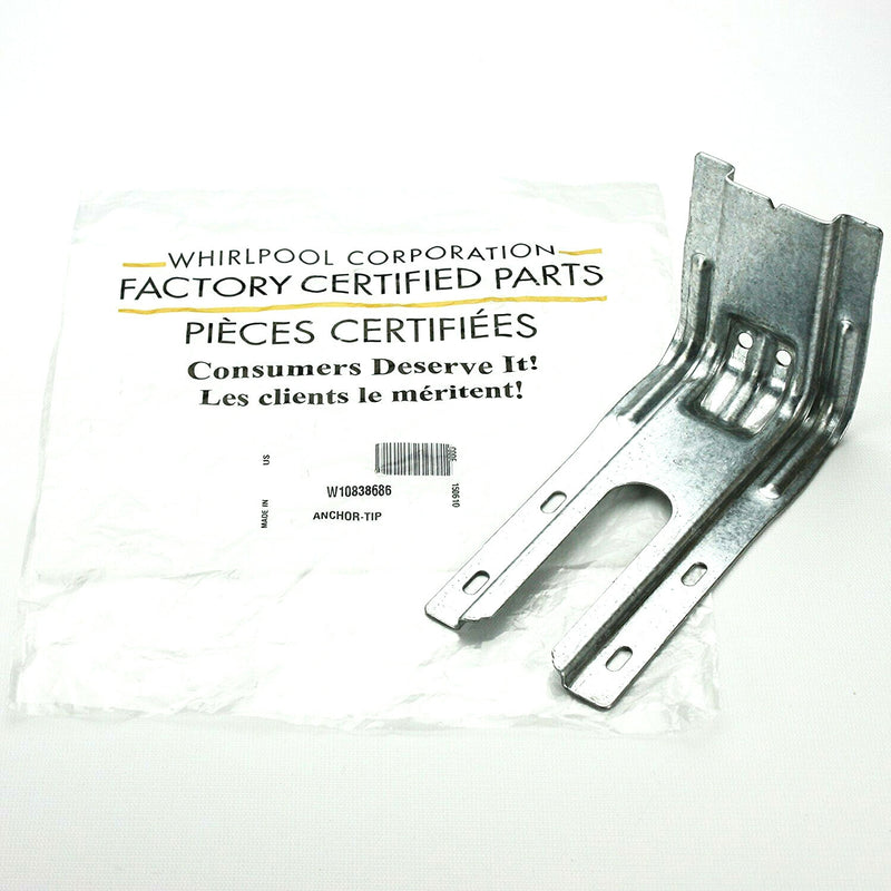✅OEM Whirlpool W10838686 Range Anti-Tip Bracket W11447673