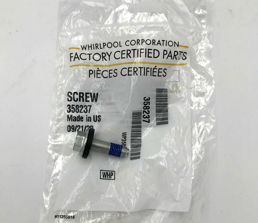 OEM Whirlpool Washer Washing Machine Agitator Bolt WP358237 358237 Genuine