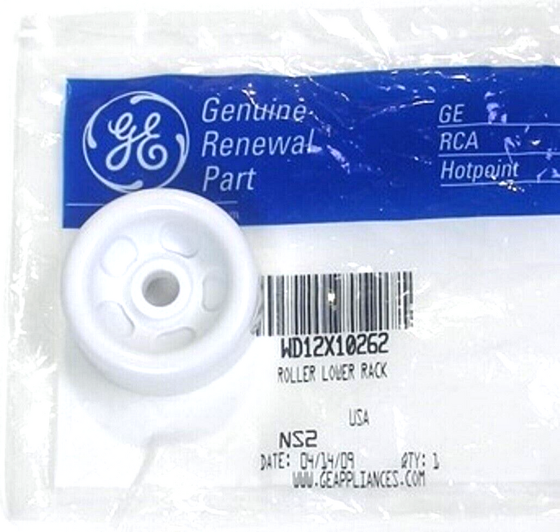 ✅OEM GE WD12X10262 Dishwasher Roller Lower Rack  (White)