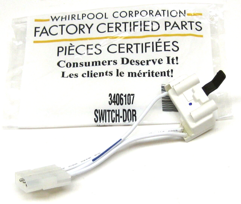 Authentic Whirlpool WP3406102 3406102 Dryer Switch Door